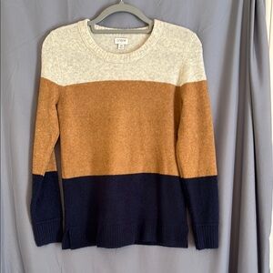 J. Crew Colorblock Sweater, Sz XS